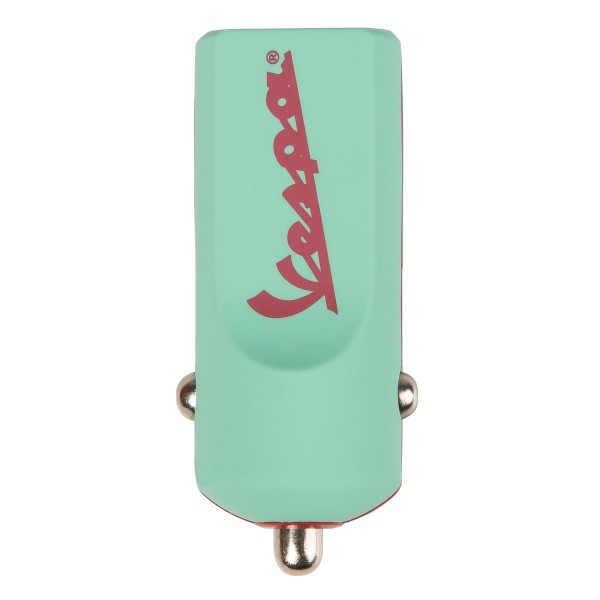 Tribe - Acquamarina - Vespa - Car Charger - Fast Car Charge - USB Charger - iPhone, iPad, Tablet, Samsung, Smartphone