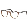 Persol - PO3007V - Striped Brown - Optical Glasses - Persol Eyewear