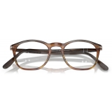 Persol - PO3007V - Striped Brown - Optical Glasses - Persol Eyewear