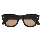 Cutler & Gross - 9261 Cat Eye Sunglasses - Oliva sul Nero - Luxury - Cutler & Gross Eyewear