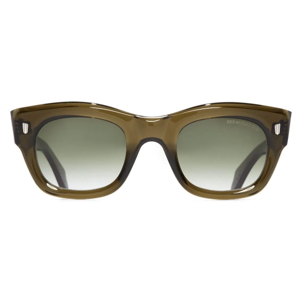 Cutler & Gross - 9261 Cat Eye Sunglasses - Oliva - Luxury - Cutler & Gross Eyewear