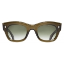 Cutler & Gross - 9261 Cat Eye Sunglasses - Olive - Luxury - Cutler & Gross Eyewear