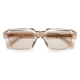 Cutler & Gross - 9495 Rectangle Sunglasses - Sand Crystal - Luxury - Cutler & Gross Eyewear