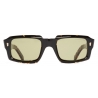 Cutler & Gross - 9495 Rectangle Sunglasses - Black on Havana - Luxury - Cutler & Gross Eyewear