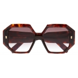 Cutler & Gross - 9324 Square Sunglasses - Dark Turtle - Luxury - Cutler & Gross Eyewear