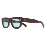 Cutler & Gross - 1402 Square Sunglasses - Dark Turtle - Luxury - Cutler & Gross Eyewear
