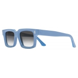 Cutler & Gross - 1386 Square Sunglasses - Solid Light Blue - Luxury - Cutler & Gross Eyewear