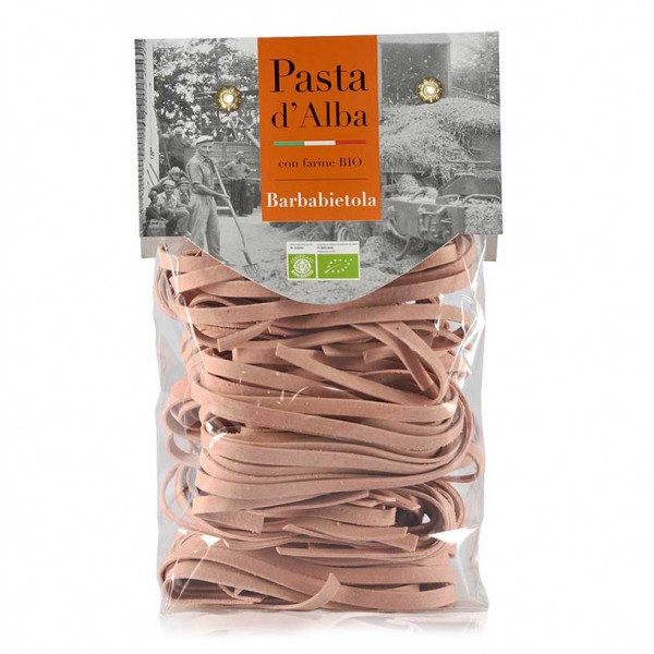 Pasta d'Alba - Organic Tagliatelle with Beetroot - Artisan Line - Artisan Organic Italian Pasta