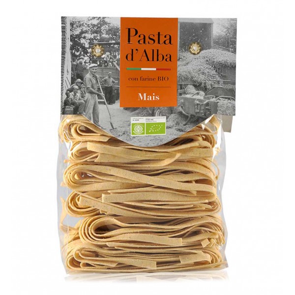 Pasta d'Alba - Organic Tagliatelle with Senatore Cappelli Corn - Artisan Line - Artisan Organic Italian Pasta
