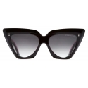 Cutler & Gross - 1407 Cat Eye Sunglasses - Black on Pink - Luxury - Cutler & Gross Eyewear