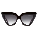 Cutler & Gross - 1407 Cat Eye Sunglasses - Nero su Rosa - Luxury - Cutler & Gross Eyewear