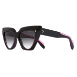 Cutler & Gross - 1407 Cat Eye Sunglasses - Black on Pink - Luxury - Cutler & Gross Eyewear