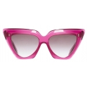 Cutler & Gross - 1407 Cat Eye Sunglasses - Fuchsia - Luxury - Cutler & Gross Eyewear