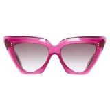 Cutler & Gross - 1407 Cat Eye Sunglasses - Fuchsia - Luxury - Cutler & Gross Eyewear