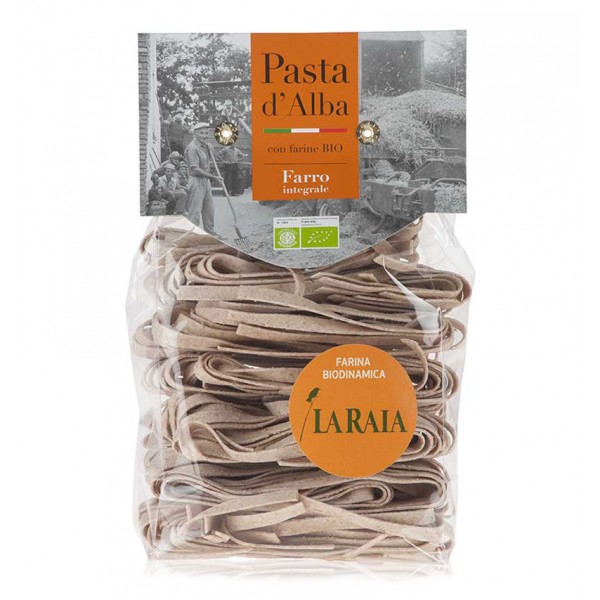 Pasta d'Alba - Organic Tagliatelle with Whole Wheat Flour - Artisan Line - Artisan Organic Italian Pasta