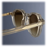 Cutler & Gross - GR06 Round Sunglasses - Sand Crystal - Luxury - Cutler & Gross Eyewear