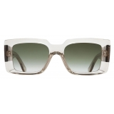 Cutler & Gross - The Great Frog Mini Reaper Square Sunglasses - Sand Crystal - Luxury - Cutler & Gross Eyewear