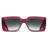 Cutler & Gross - The Great Frog Mini Reaper Square Sunglasses - Bordeaux - Luxury - Cutler & Gross Eyewear