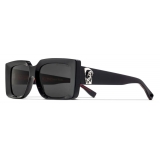 Cutler & Gross - The Great Frog Mini Reaper Square Sunglasses - Black - Luxury - Cutler & Gross Eyewear