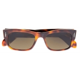 Cutler & Gross - The Great Frog Dagger Square Sunglasses - Tiger Eye Havana - Luxury - Cutler & Gross Eyewear