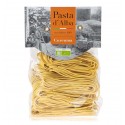 Pasta d'Alba - Organic Tagliolini with Turmeric - Artisan Line - Artisan Organic Italian Pasta