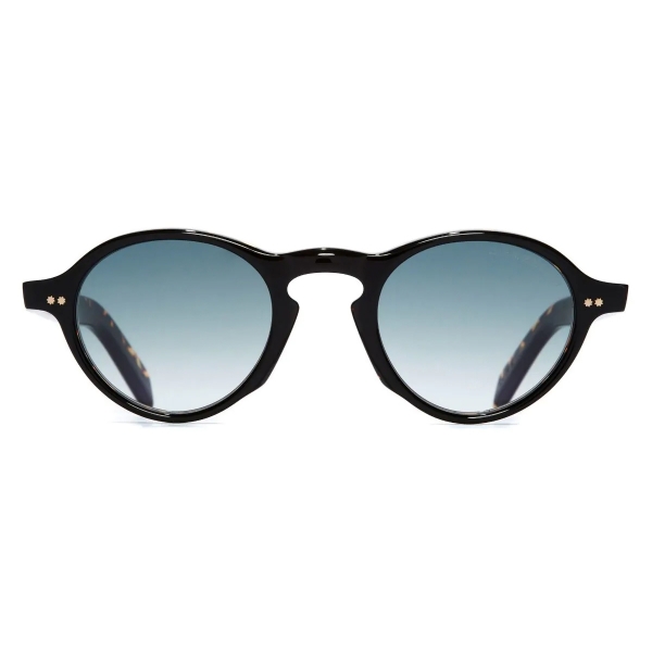 Cutler & Gross - GR08 Round Sunglasses - Black on Havana - Luxury - Cutler & Gross Eyewear