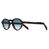 Cutler & Gross - GR08 Round Sunglasses - Black on Havana - Luxury - Cutler & Gross Eyewear
