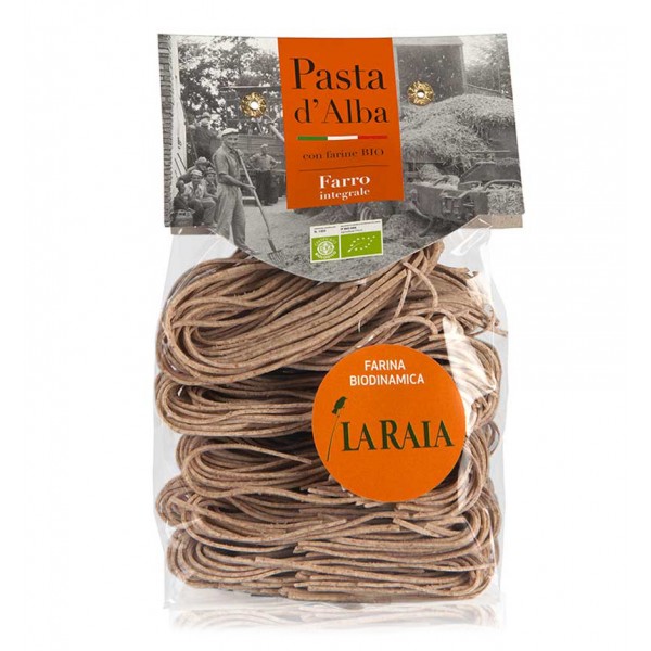 Pasta d'Alba - Organic Tagliolini with Turmeric - Artisan Line - Artisan Organic Italian Pasta