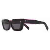 Cutler & Gross - 1408 Cat Eye Sunglasses - Nero su Rosa - Luxury - Cutler & Gross Eyewear