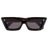 Cutler & Gross - 1408 Cat Eye Sunglasses - Nero su Rosa - Luxury - Cutler & Gross Eyewear