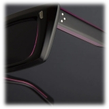Cutler & Gross - 1408 Cat Eye Sunglasses - Nero su Rosa - Luxury - Cutler & Gross Eyewear