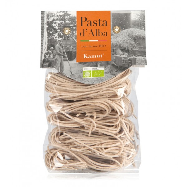 Pasta d'Alba - Organic Tagliolini with Kamut Whole Wheat - Artisan Line - Artisan Organic Italian Pasta