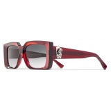 Cutler & Gross - The Great Frog Reaper Square Sunglasses - Bordeaux - Luxury - Cutler & Gross Eyewear