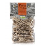 Pasta d'Alba - Tagliatelle alle Castagne Senatore Cappelli Bio - Linea Artigianale - Pasta Italiana Biologica Artigianale