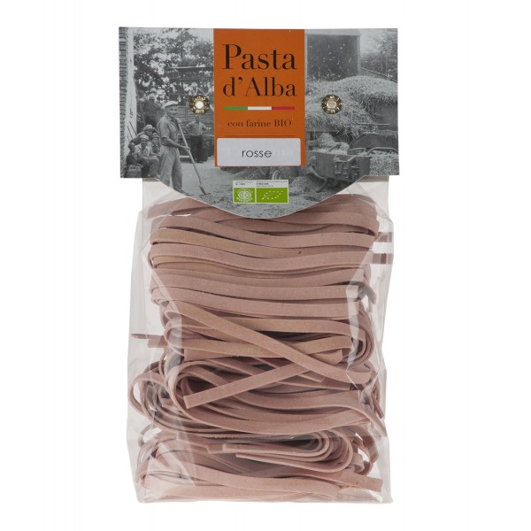 Pasta d'Alba - Organic Red Tagliatelle - Artisan Line - Artisan Organic Italian Pasta