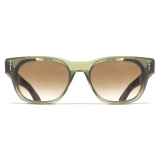 Cutler & Gross - The Great Frog Crossbones Square Sunglasses - Olive - Luxury - Cutler & Gross Eyewear