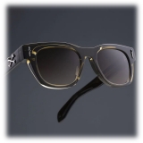 Cutler & Gross - The Great Frog Crossbones Square Sunglasses - Olive - Luxury - Cutler & Gross Eyewear