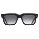 Cutler & Gross - 1403 Square Sunglasses - Black Matt on Shiny Yellow - Luxury - Cutler & Gross Eyewear