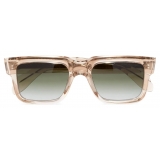 Cutler & Gross - 1403 Square Sunglasses - Sand Crystal - Luxury - Cutler & Gross Eyewear