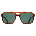 Cutler & Gross - 1394 Aviator Sunglasses - Honey Havana - Luxury - Cutler & Gross Eyewear