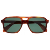 Cutler & Gross - 1394 Aviator Sunglasses - Honey Havana - Luxury - Cutler & Gross Eyewear