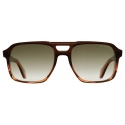 Cutler & Gross - 1394 Aviator Sunglasses - Fireburst Grad - Luxury - Cutler & Gross Eyewear