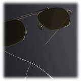 Cutler & Gross - 0004 Aviator Sunglasses - Rhodium - Luxury - Cutler & Gross Eyewear