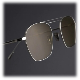 Cutler & Gross - 0004 Aviator Sunglasses - Rhodium - Luxury - Cutler & Gross Eyewear