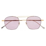 Cutler & Gross - 0004 Aviator Sunglasses - Yellow Gold 24K + Rhodium 18K - Luxury - Cutler & Gross Eyewear