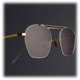 Cutler & Gross - 0004 Aviator Sunglasses - Yellow Gold 24K + Rhodium 18K - Luxury - Cutler & Gross Eyewear