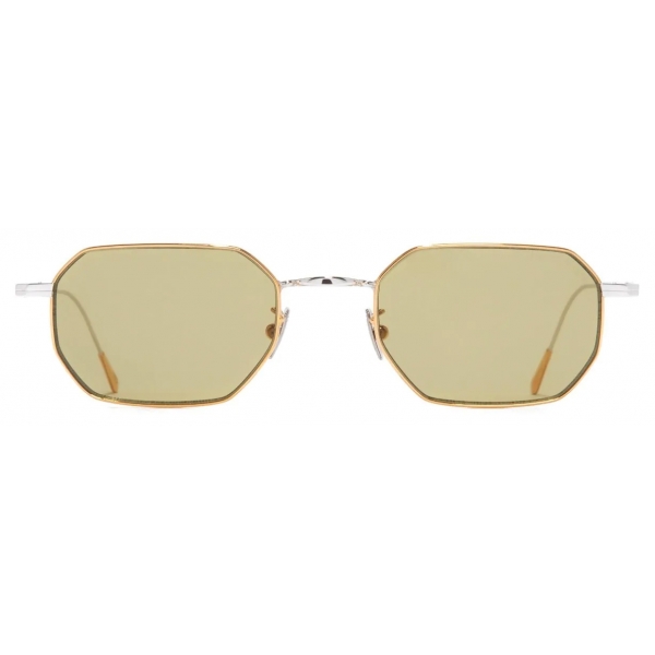 Cutler & Gross - 0005 Round Sunglasses - Yellow Gold 24k + Rhodium 18k 