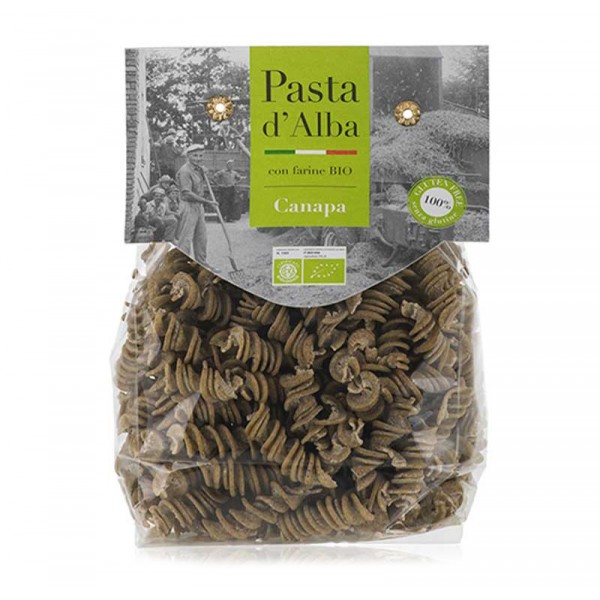 Pasta d'Alba - Organic Fusilli of Rice and Hemp - Gluten Free Line - Artisan Organic Italian Pasta