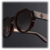 Cutler & Gross - The Great Frog Lucky Diamond I Round Sunglasses - Red Jed - Luxury - Cutler & Gross Eyewear