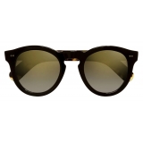 Cutler & Gross - 0734 Round Sunglasses - Black on Camo - Luxury - Cutler & Gross Eyewear